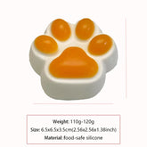 110g オレンジ 猫の肉球 スクイッシートイ