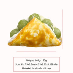 Qingti Triangle Bread Taba Squishy Toy