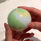 Tri Color Crispy Skin Handmade Ball Squishy Toy