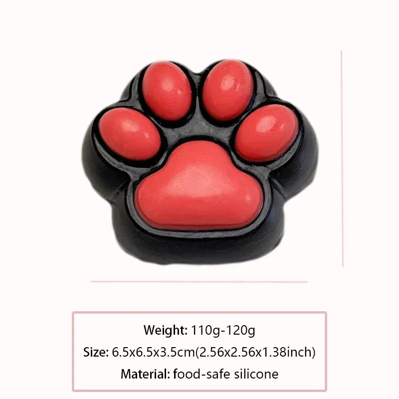 110g 黒猫の肉球スクイーズ玩具