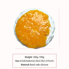 Orange Fruit yuyu Squishy Toy