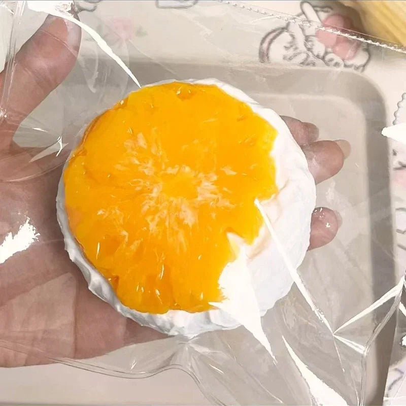 Orange Fruit yuyu Squishy Toy